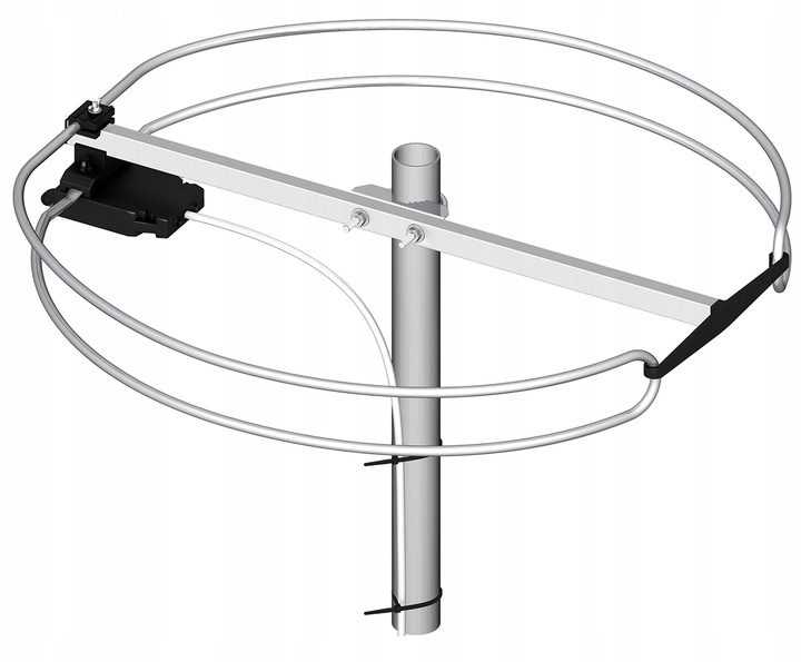 Antena radiowa zewnętrzna DL-1 RUZ B dookólna FM symetryzator Dipol