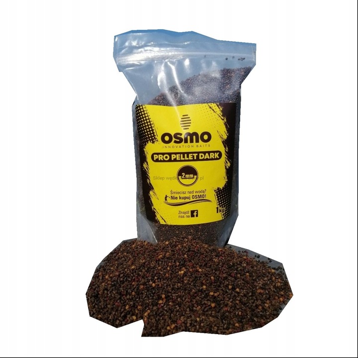 osmo pro method feeder dark pellet 2mm 1kg zanęta