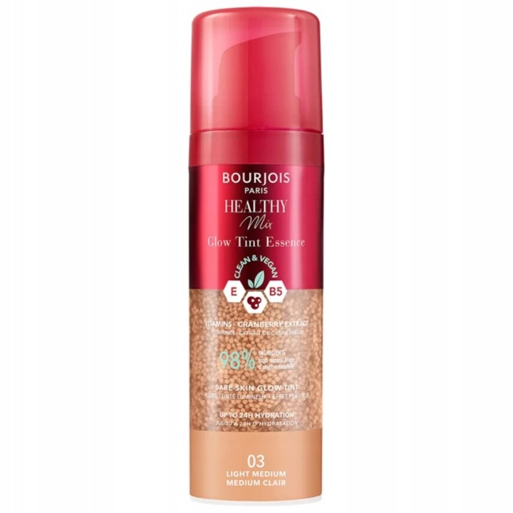 Bourjois Healthy Mix Glow Tint Nawilżająca Esencja Do Twarzy 3 Light
