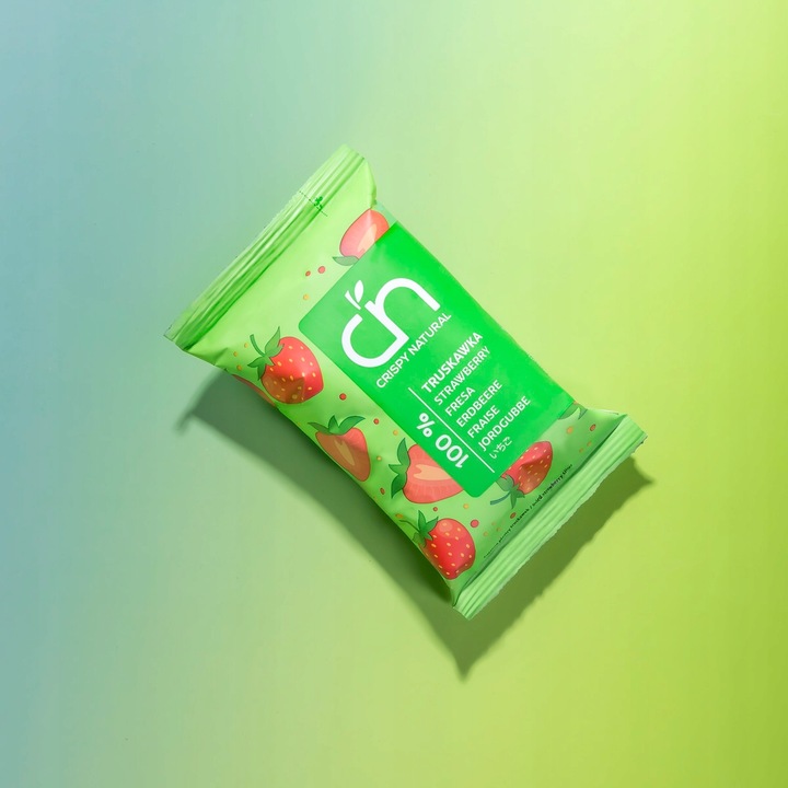 Truskawka 100% 20 szt Suszone owoce Crispy Natural