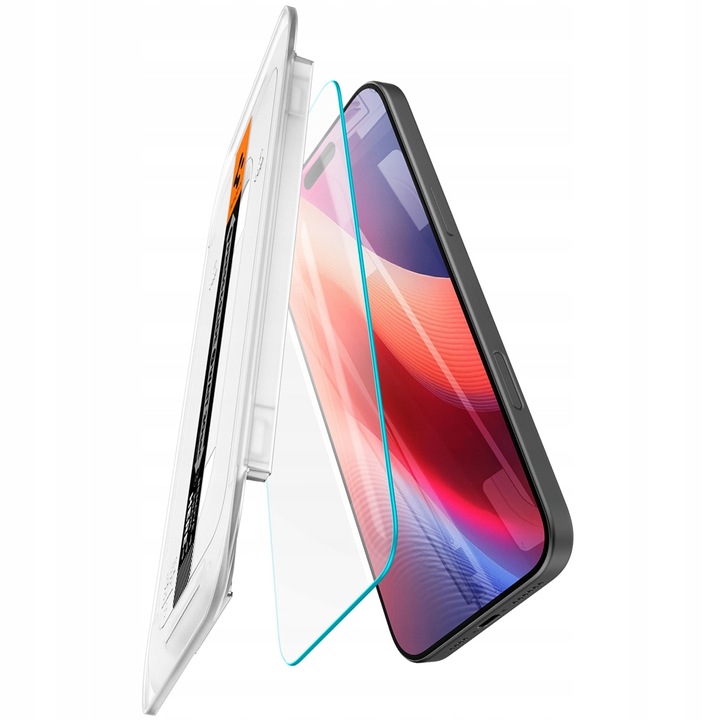 Szkło hartowane do iPhone 16 Pro, Spigen EZ Fit 2P, z aplikatorem, mocne