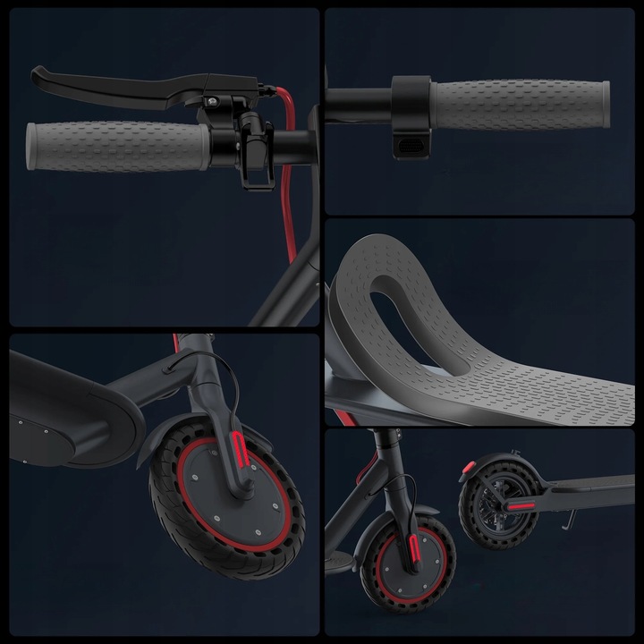 LADPED LP60 PRO Fold E-Hulajnoga 350W 25KM 8.5" IP65 Podwójne Hamulce 120KG