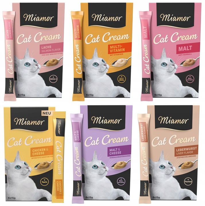 Miamor pasta MIX SMAKÓW dla kota 36 SASZETEK x15g