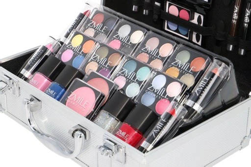 Kosmetyczka walizka kuferek zestaw 51 kosmetyków