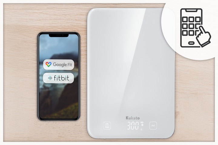 WAGA KUCHENNA FIT 15kg/1g AKUMULATOROWA USB-C SMART BLUETOOTH