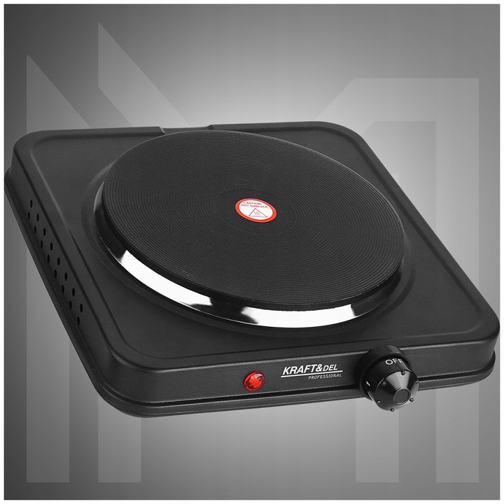 KUCHENKA PRZENOŚCNA ELEKTRYCZNA JEDNOPALNIKOWA TURYSTYCZNA 2000W