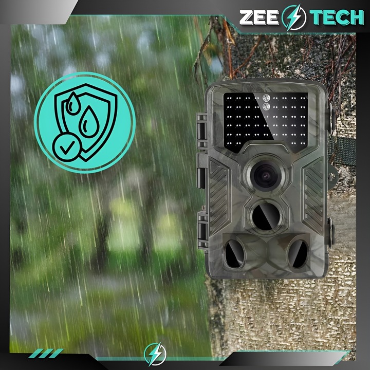 FOTOPUŁAPKA KAMERA MYŚLIWSKA LEŚNA IR 940nm PL MENU KARTA 32GB +