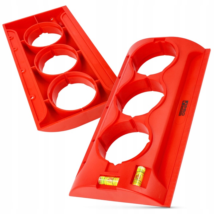 WZORNIK SZABLON DO WYCINANIA WYMIAROWANIA OTWORÓW POD PUSZKI GNIAZDEK