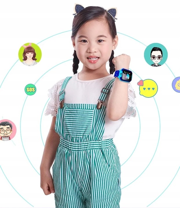 SMARTWATCH LOKALIZATOR DLA DZIECI ZEGAREK SMART WATCH LATARKA KOLORY