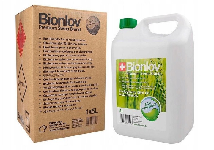 Biopaliwo Płyn do biokominków biokominka - bio paliwo do kominka