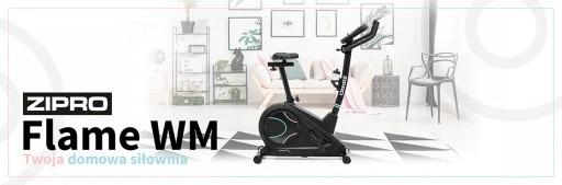 ROWEREK STACJONARNY TRENINGOWY FLAME WM ROWER Z KINOMAP ICONSOLE - ZIPRO