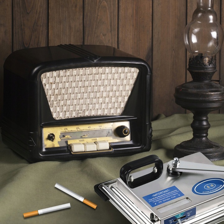 TŁOKOWA MASZYNKA NABIJARKA DO PAPIEROSÓW GILZ 8MM PRECYZYJNE NABIJANIE