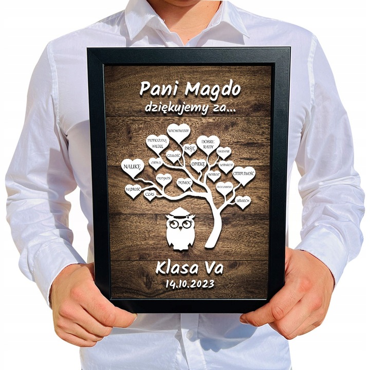 PODZIĘKOWANIE DLA NAUCZYCIELA PREZENT na Dzień Nauczyciela dla