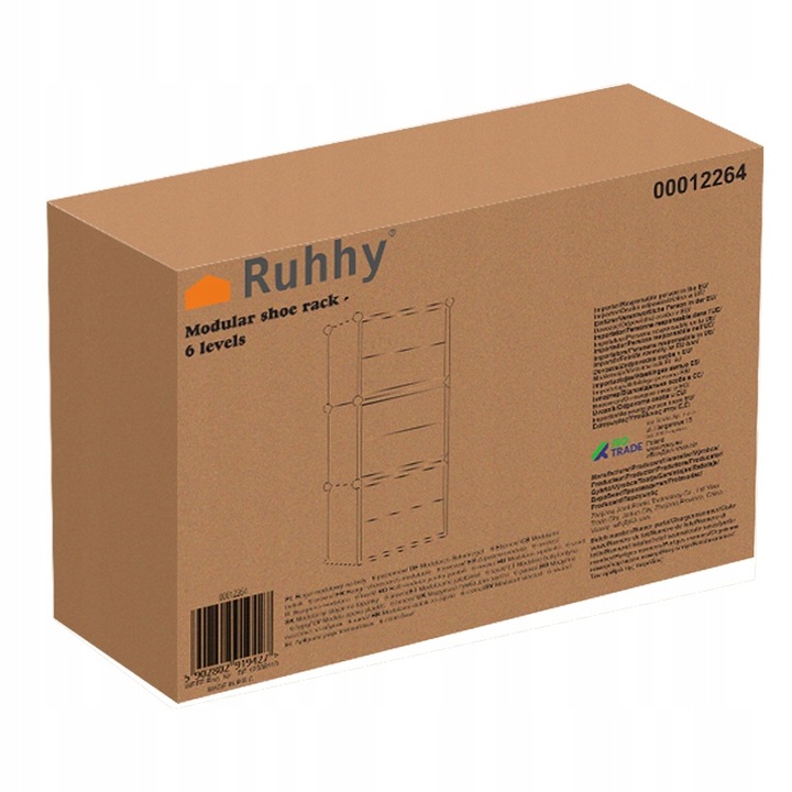 Półka na Buty Regał Szafka Stojak Obuwie Organizer 6 Półek Moduł