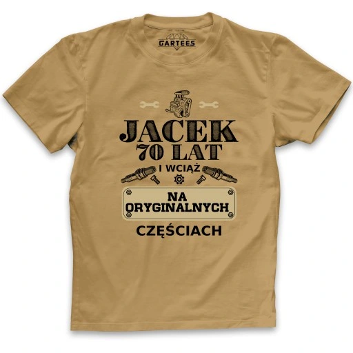 KOSZULKA MĘSKA PREZENT NA KAŻDE URODZINY 1-99 IMIĘ UNIKALNY WYJĄTKOWY