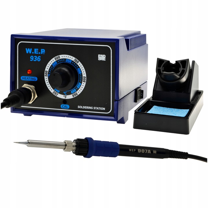 Stacja lutownicza kolbowa grotowa HOTAIR WEP 936 60W 480C ESDSAFE 900m