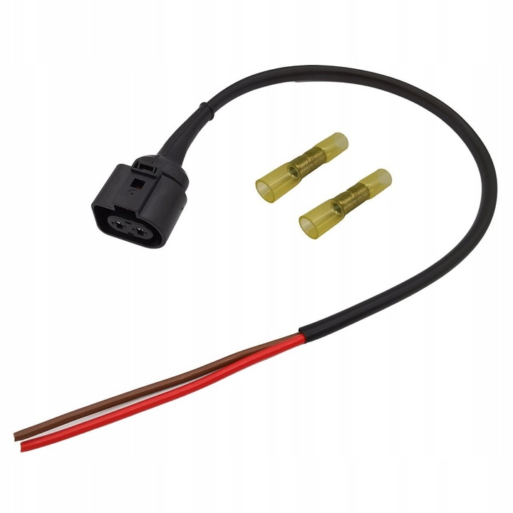 WIĄZKA WTYCZKA ZACISKU TYLNEGO AUDI A6 C6 CZARNA