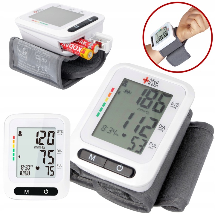 CIŚNIENIOMIERZ NADGARSTKOWY ELEKTRONICZNY NADGARSTEK ZGRABNY SMART