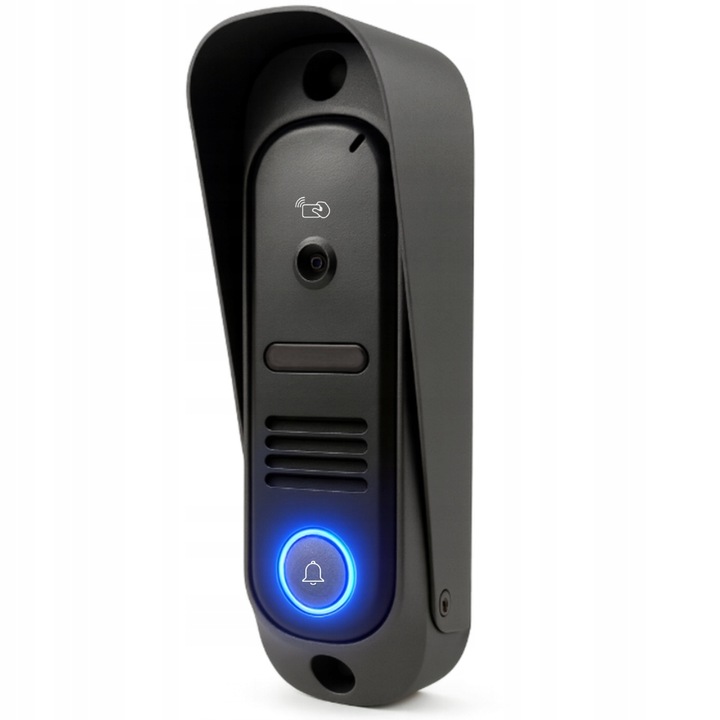 WIDEODOMOFON PRZEWODOWY VIDEO DOMOFON ZESTAW CZYTNIK RFID FURTKA BRAMA 7''