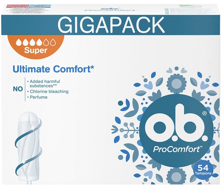 OB ProComfort Super Tampony 54 sztuki