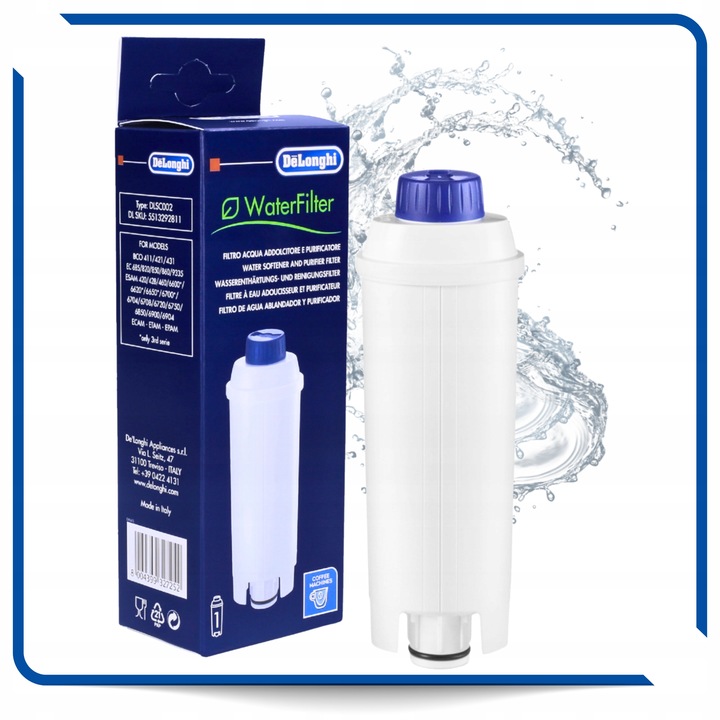 Oryginalny Filtr do Wody Ekspresu DeLonghi DLS C002 SER3017 Wkład