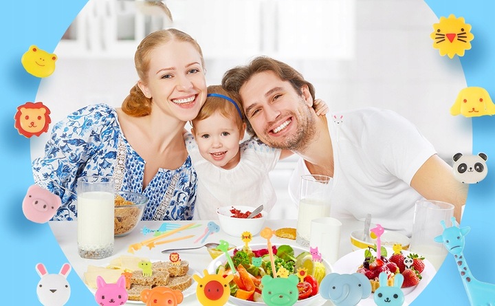 WIDELCZYKI DO PRZEKĄSEK DLA DZIECI WIDELCE DO OWOCÓW ŻYWNOŚCI WIDELCE 90SZT