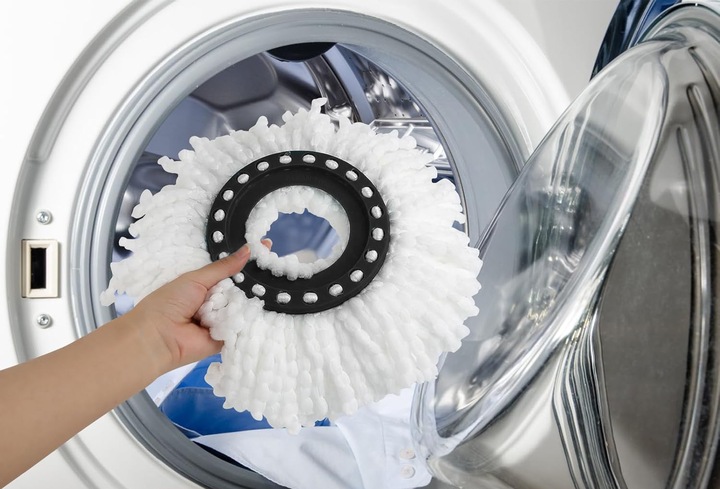 10x WKŁAD DO MOPA OBROTOWEGO CHŁONNA MIKROFIBRA OKRĄGŁY ZAPAS KOŃCÓWKA