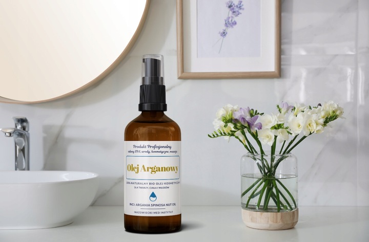 Olej olejek ARGANOWY 100 ml naturalny do twarzy