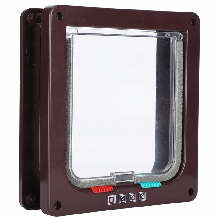 DRZWICZKI TUNEL Z KLAPĄ DLA KOTA/PSA BRĄZOWY M brąz