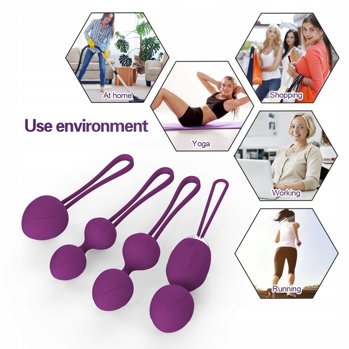 KULKI GEJSZY Z PILOTEM MASAŻ 10 TRYBÓW WIBRACJI WODOODPORNE