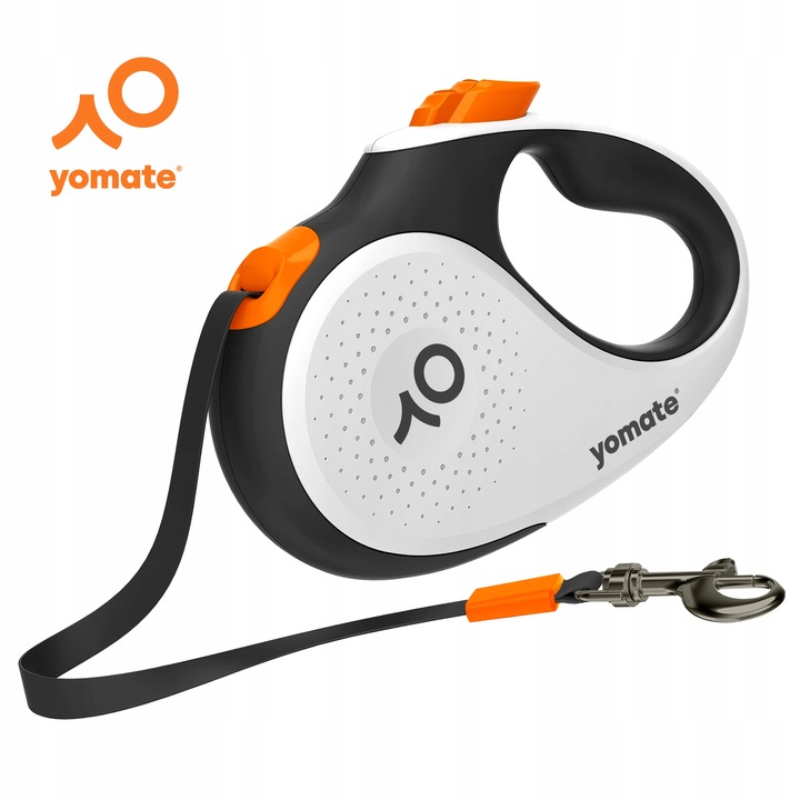 MOCNA SMYCZ AUTOMATYCZNA dla PSA / BIAŁA / BLOKADA / TAŚMA / 5 METRÓW