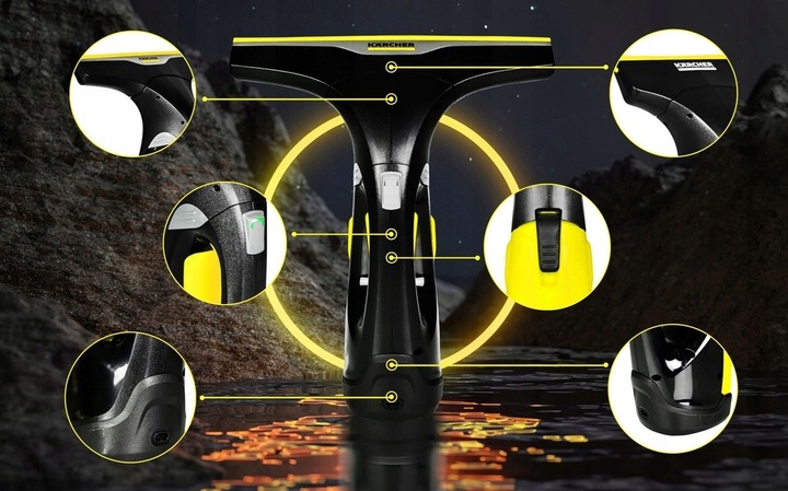 KARCHER MYJKA DO OKIEN BEZ SMUG I ZACIEKÓW WV 2 PREMIUM BLACK EDITION