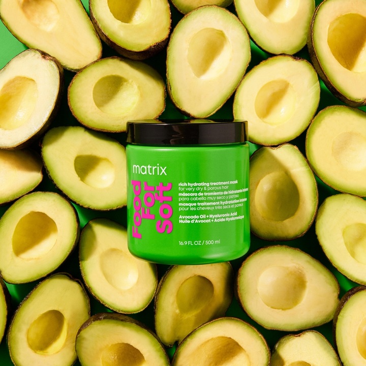 Matrix Food For Soft Maska nawilżająca do włosów suchych 500ml, z awokado