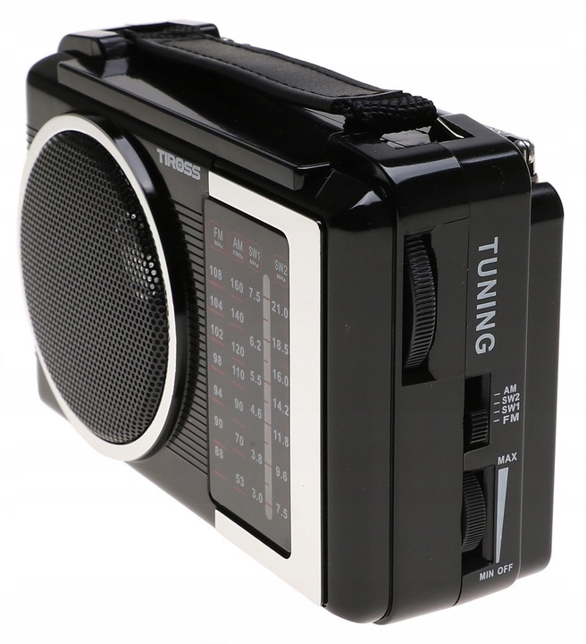 Radio PRZENOŚNE Kuchenne Sieciowe R20 FM AM SW Skala 460