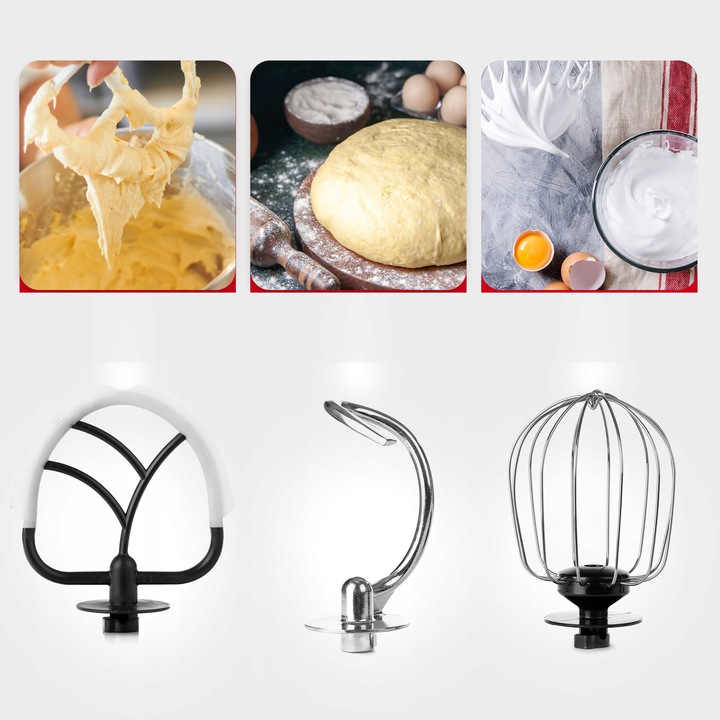 ROBOT KUCHENNY PLANETARNY MIKSER LEHMANN WIELOFUNKCYJNY 5L CZARNY