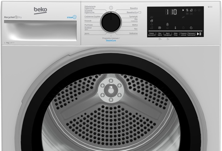 Suszarka Beko B3T67249WPB OptiSense 7 kg 15 programów Slim