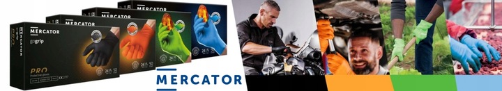 Rękawice nitrylowe POWERGRIP IDEALL GRIP Orange XL