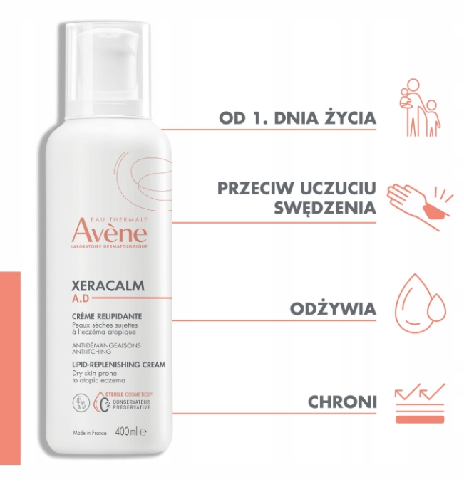 Avene XeraCalm A.D balsam 400ml