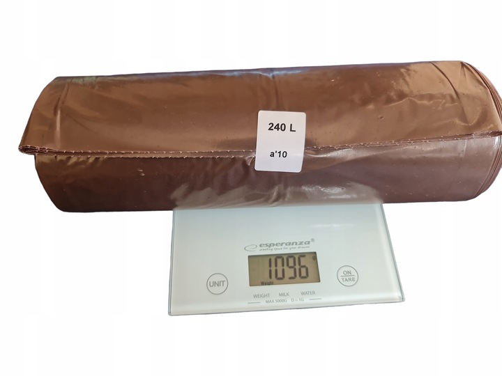 GRUBE BRĄZOWE WORKI BIOODPADY 240L 1,1kg 55um WORKI NA TRAWĘ LIŚCIE 240L
