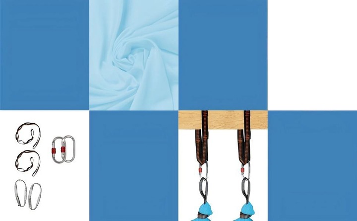 Szarfa akrobatyczna HUŚTAWKA SENSORYCZNA CHUSTA DO AERIAL JOGA 4 metrów