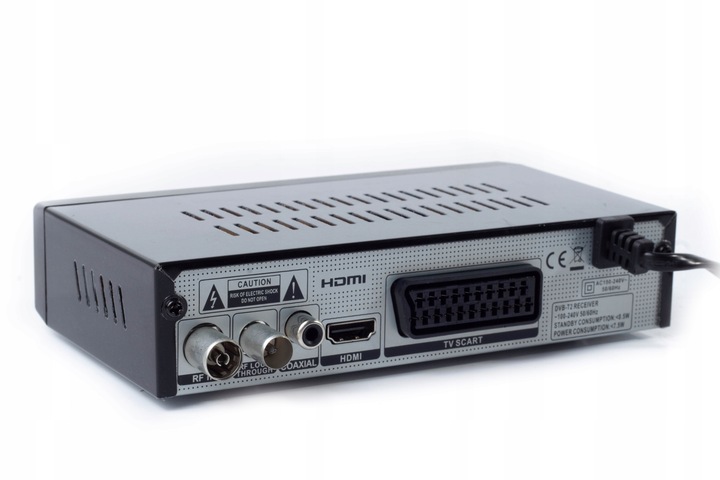 TUNER DEKODER DVB-T2 HEVC TV NAZIEMNEJ H.265 USB HDMI PILOT RIWALL