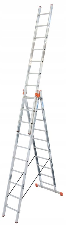 KRAUSE MONTO Tribilo drabina 3x10 szczebli 129680 7,65m