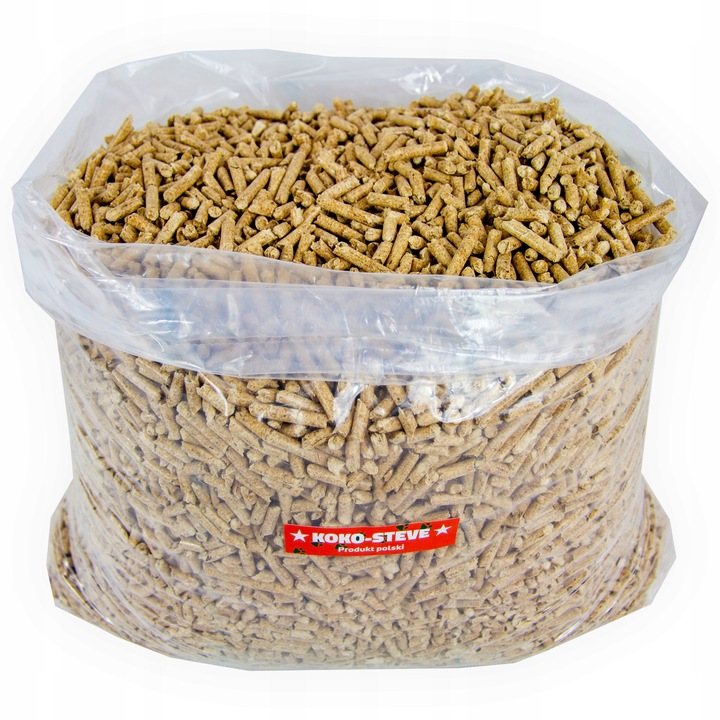 Żwirek pellet drewniany do kuwet kot świnka morska gryzonie EKONOMICZNY 50L