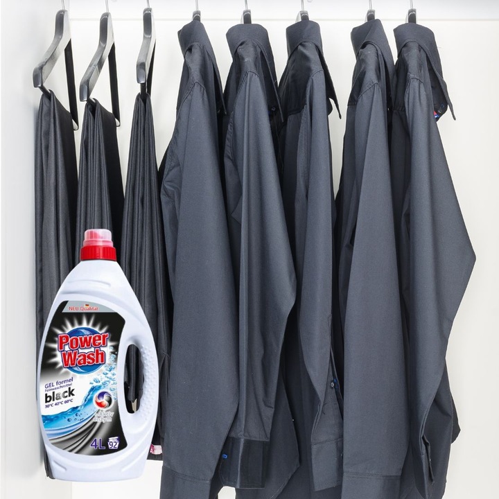 NIEMIECKI ŻEL DO PRANIA POWER WASH GEL CZARNEGO OCHRONA 4L