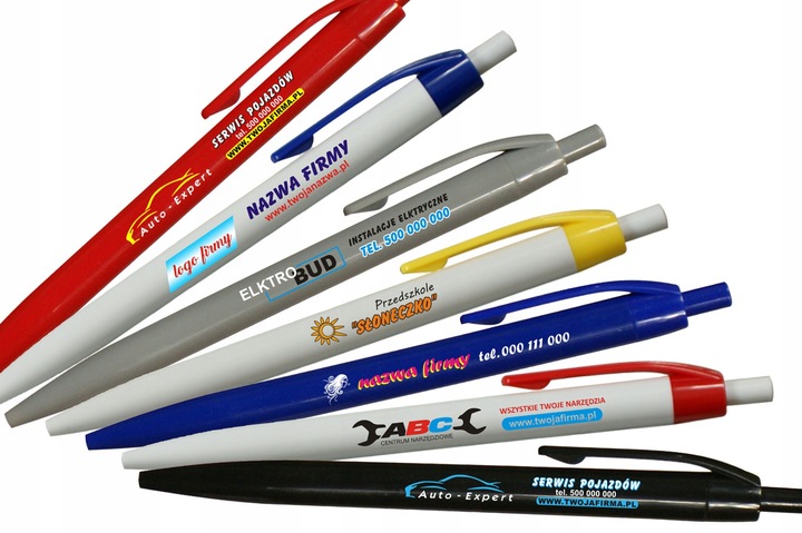 Długopisy reklamowe NETTO z nadrukiem logo 100szt