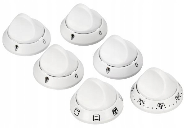 6x pokrętło kurek do kuchenki gazowej Mastercook