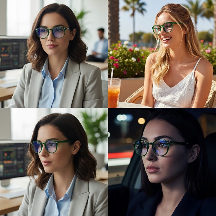 okulary do czytania okulary blokujące niebieskie światło okulary