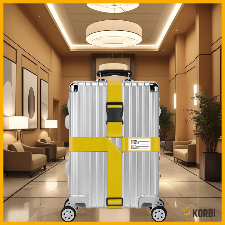 3x PAS ZABEZPIECZAJĄCY PODWÓJNY WALIZKI TORBY BAGAŻU PODRÓŻNY ZESTAW MIX2