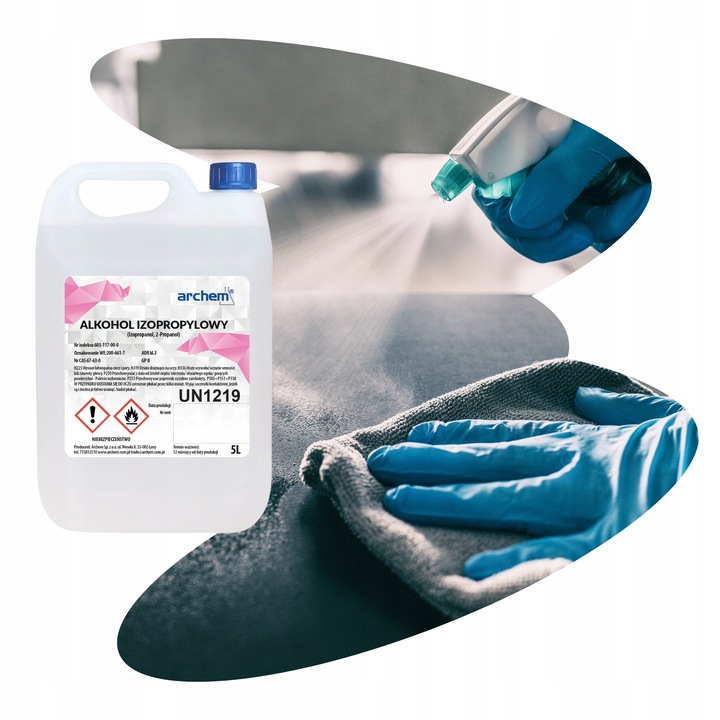 Alkohol Izopropylowy IPA 5L – Izopropanol czyszczenie Elektroniki, PCB
