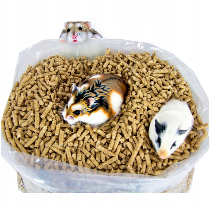 Podłoże dla gryzoni naturalny PELLET żwirek dla kota królika gryzoni